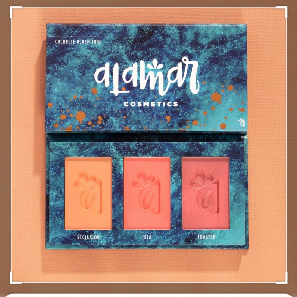 ALAMAR COLORETE BLUSH TRIO Medium/Tan NWT